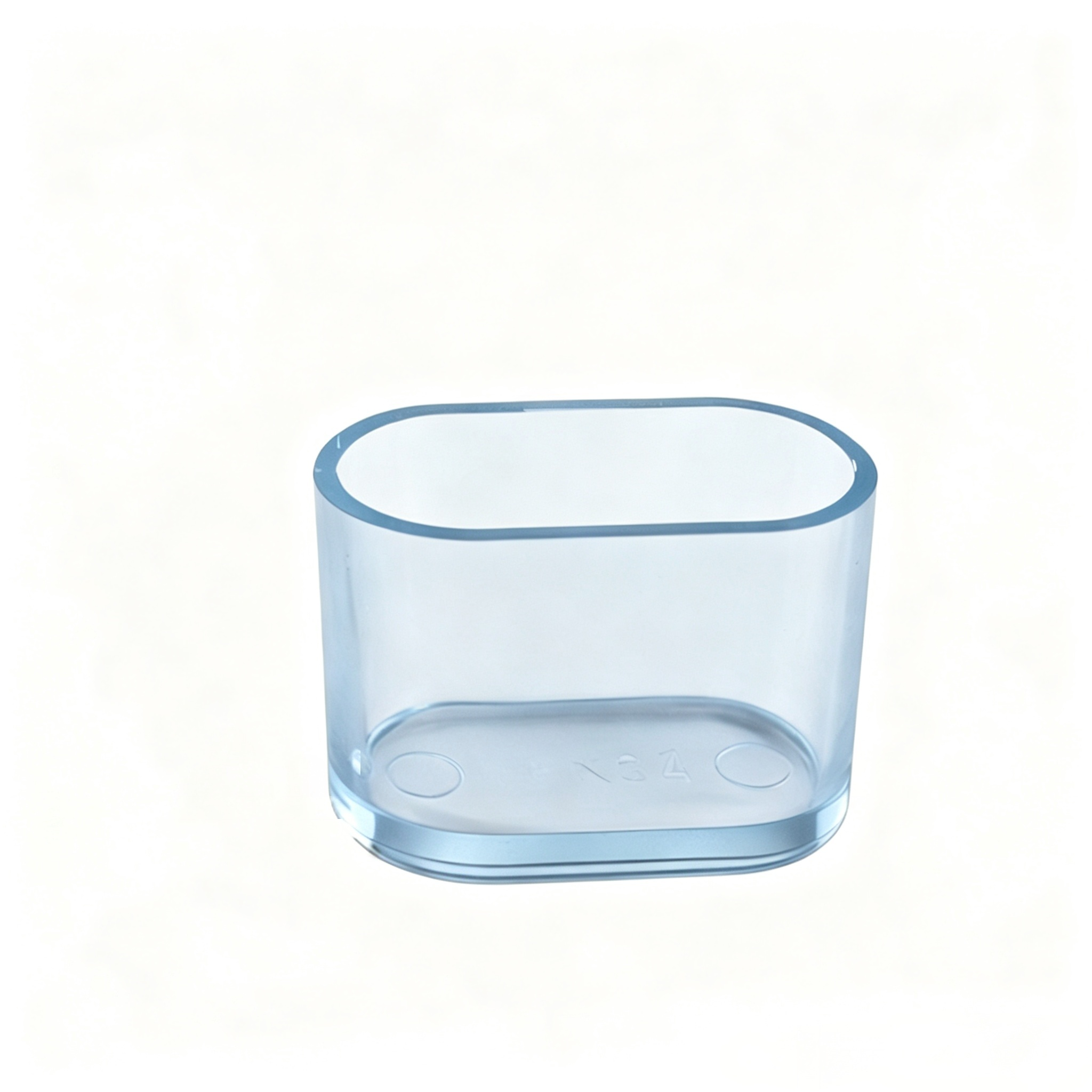 Clear oval chair leg protector