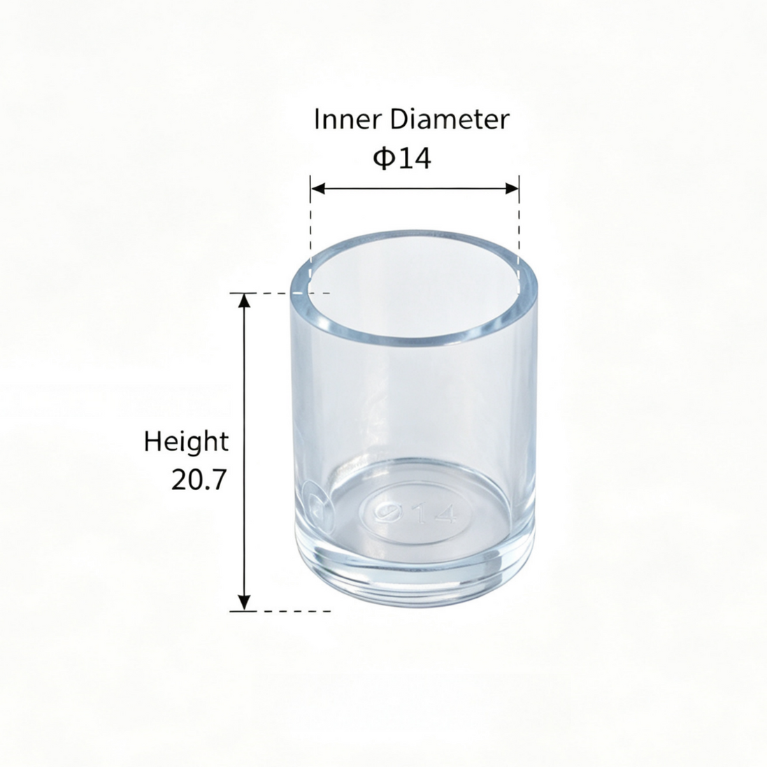 Clear Silicone Chair Leg Protectors – Round Legs