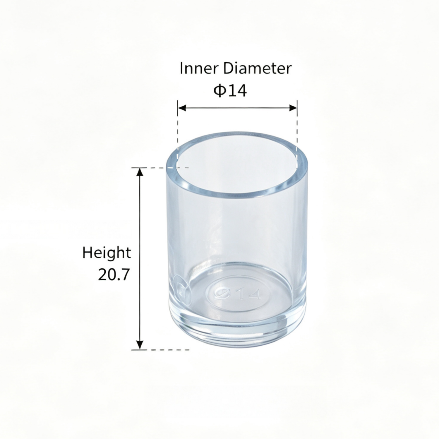 Clear Silicone Chair Leg Protectors – Round Legs