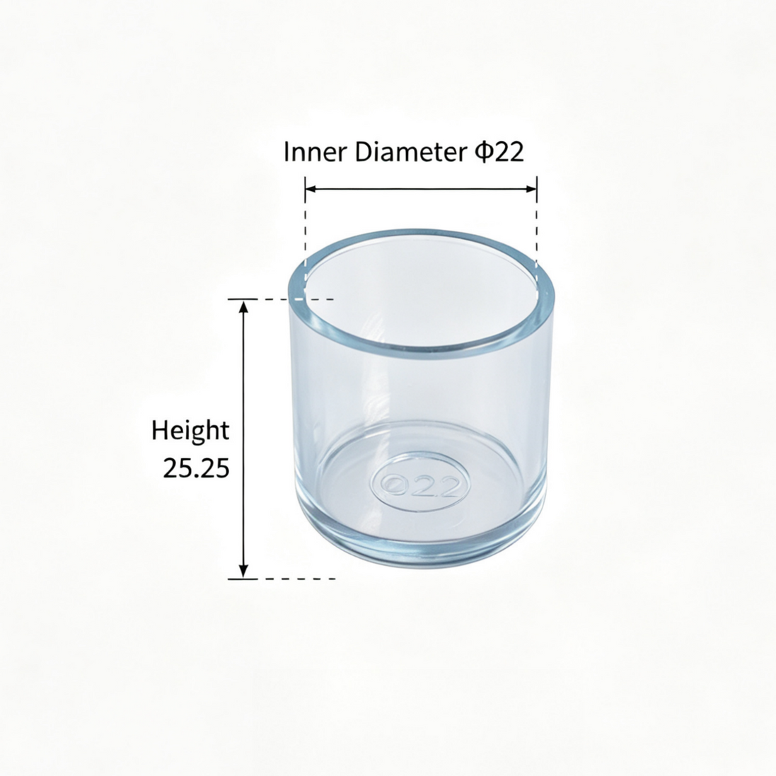 Clear Silicone Chair Leg Protectors – Round Legs