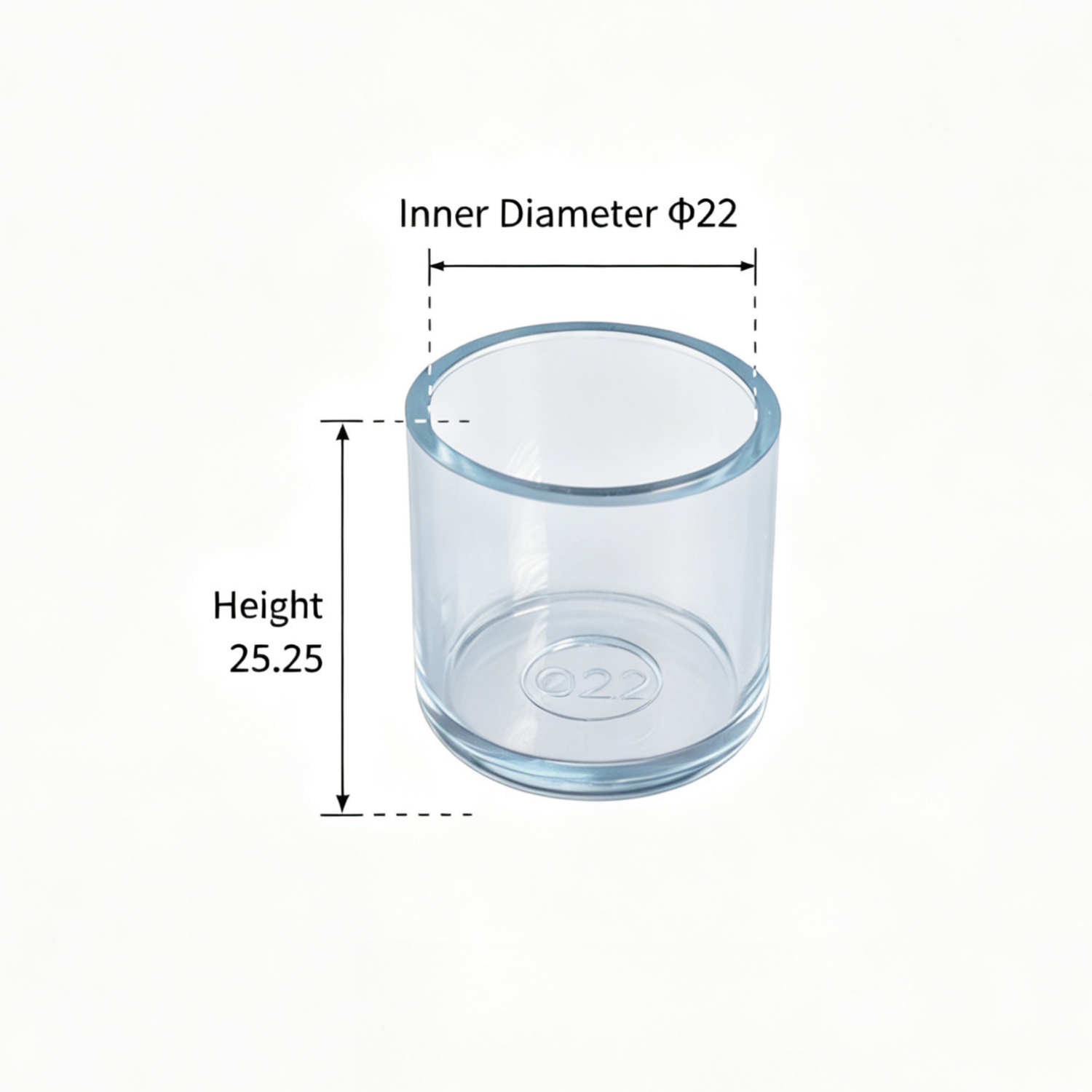 Clear Silicone Chair Leg Protectors – Round Legs