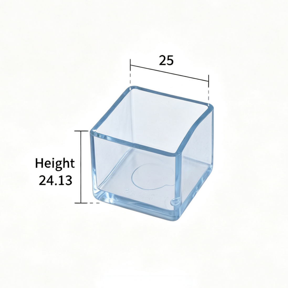 Clear Silicone Furniture Leg Protectors – Square Legs