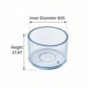 Clear Silicone Chair Leg Protectors – Round Legs