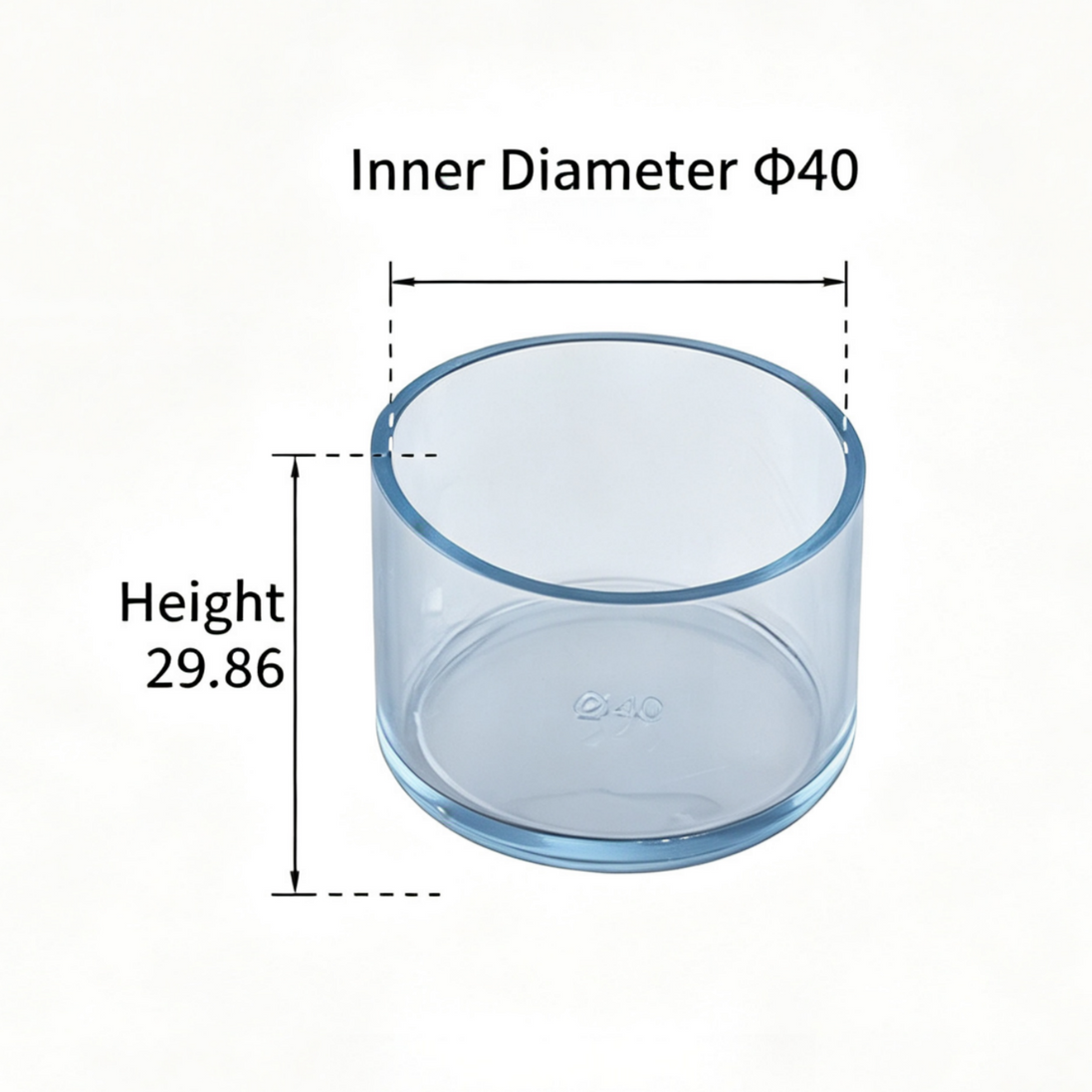 Clear Silicone Chair Leg Protectors – Round Legs