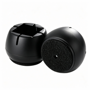 Silicone Chair Leg Protectors with Felt – Round or Square Legs