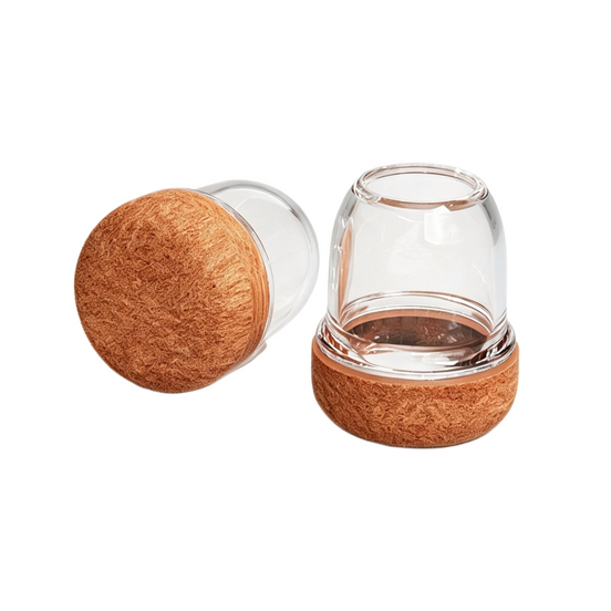 Transparent Silicone Chair Leg Protectors with Felt – Round Legs