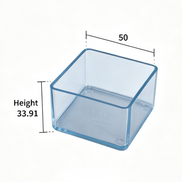 Clear Silicone Furniture Leg Protectors – Square Legs