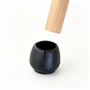Silicone Chair Leg Protectors with Felt – Round Legs