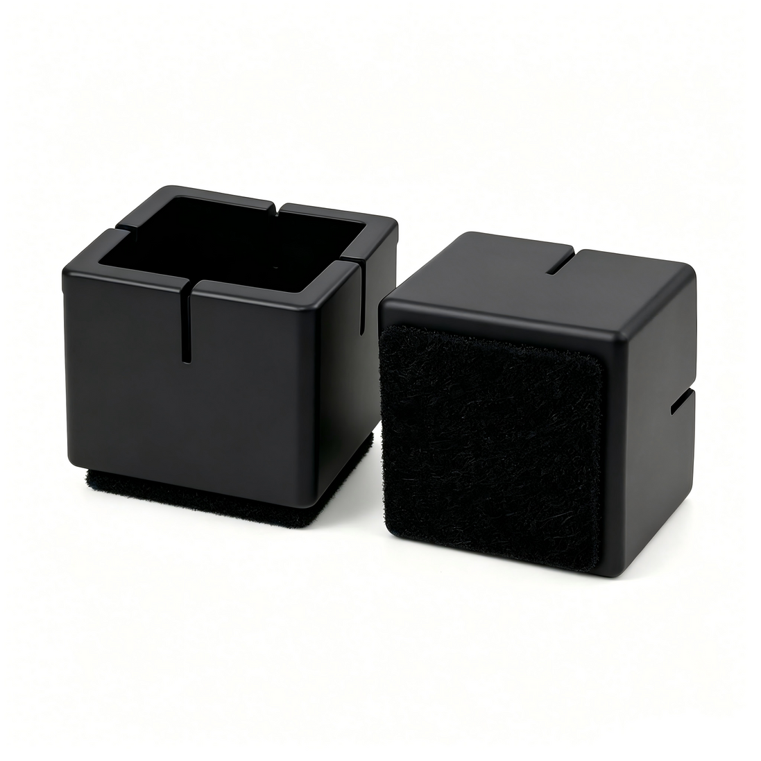 Silicone Chair Leg Protectors with Felt – Square Legs