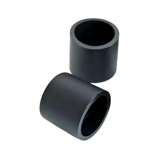 Black domed chair leg cap