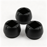 Silicone Chair Leg Protectors with Felt – Round or Square Legs